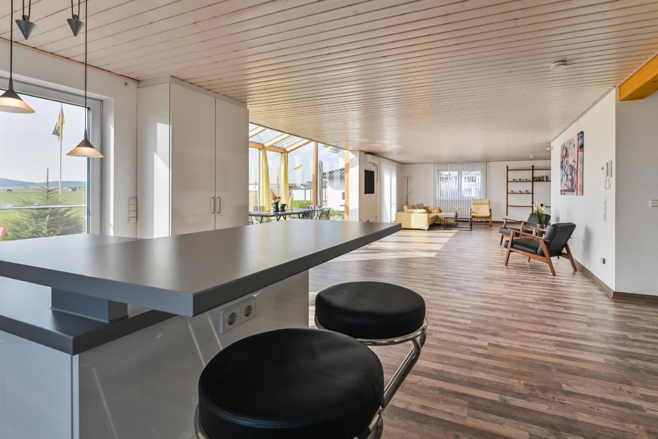 Ruhige Ferienwohnung Mit Panoramablick Ingoldingen Kültér fotó