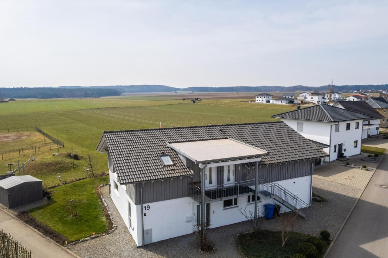 Ruhige Ferienwohnung Mit Panoramablick Ingoldingen Kültér fotó