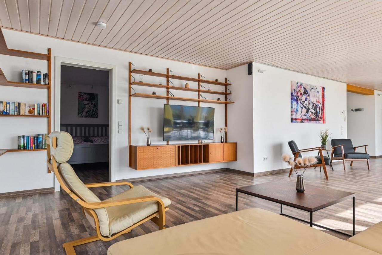 Ruhige Ferienwohnung Mit Panoramablick Ingoldingen Kültér fotó
