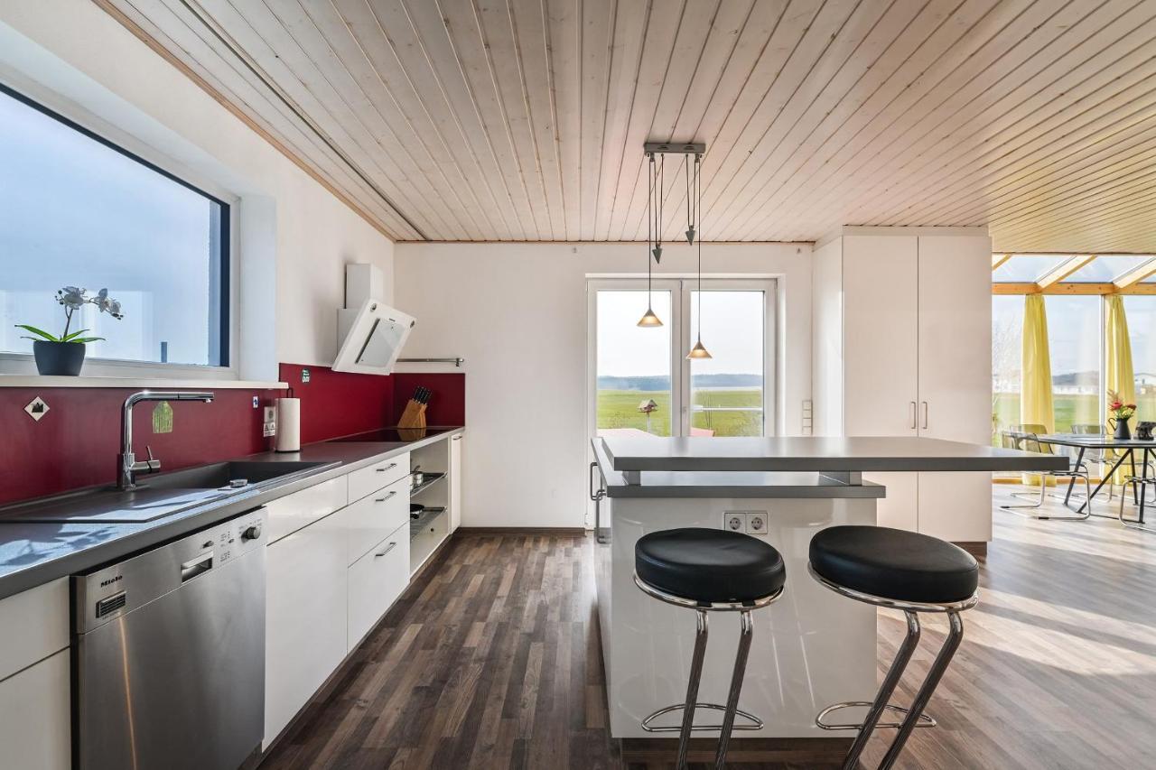 Ruhige Ferienwohnung Mit Panoramablick Ingoldingen Kültér fotó