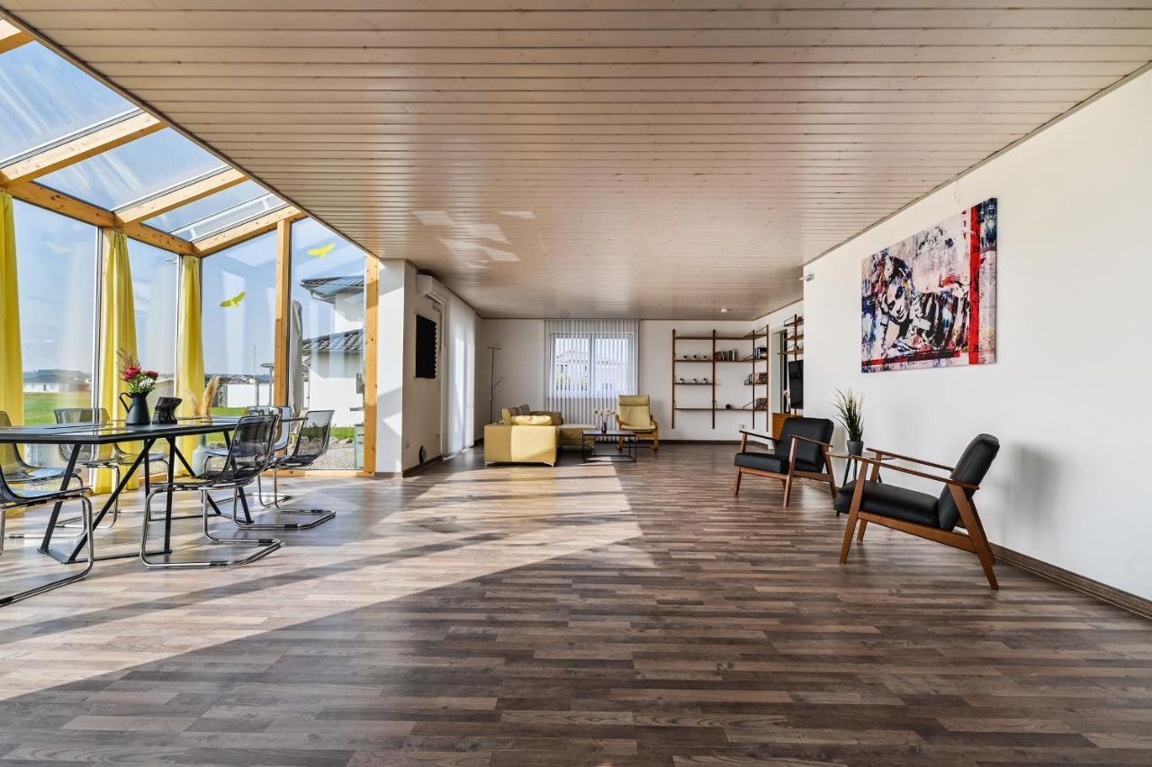 Ruhige Ferienwohnung Mit Panoramablick Ingoldingen Kültér fotó
